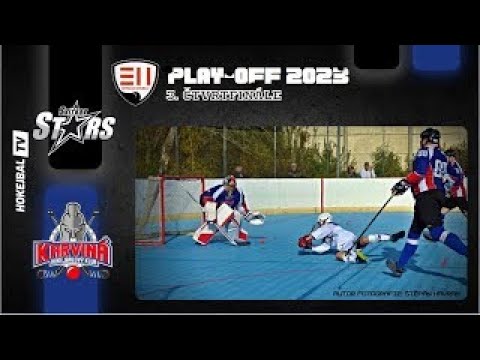 Highlights Play-off Extraligy hokejbalu | HBC Svítkov Stars vs. HbK Karviná | 3. Čtrvtfinále | 29.4.