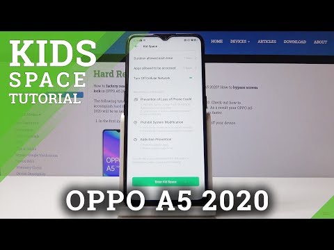 How to Activate Kids Space in OPPO A5 2020 - Find Parental Control