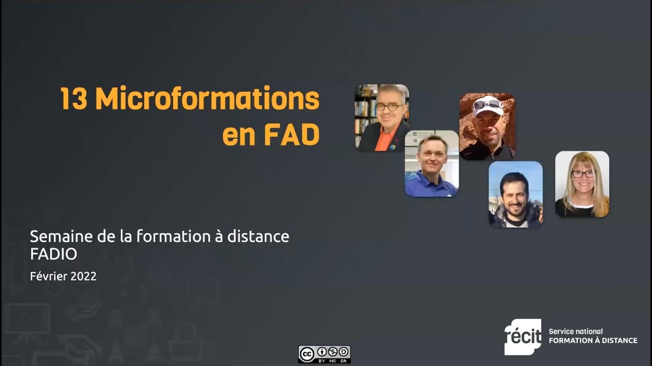 Semaine FAD 2022 : 13 microformations en FAD