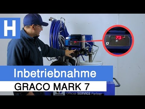 Graco Mark 7 Inbetriebnahme - Airless Spritzgerät (2018)