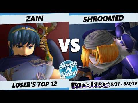 SNS5 SSBM - PG | Zain (Marth) Vs. WKDA | Shroomed (Sheik) Smash Melee Loser's Top 12
