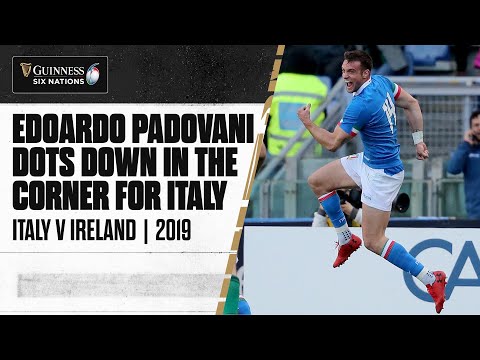 TOUCH DOWN 🚀 | Edoardo Padovani touches down in the corner | Italy v Ireland 2009