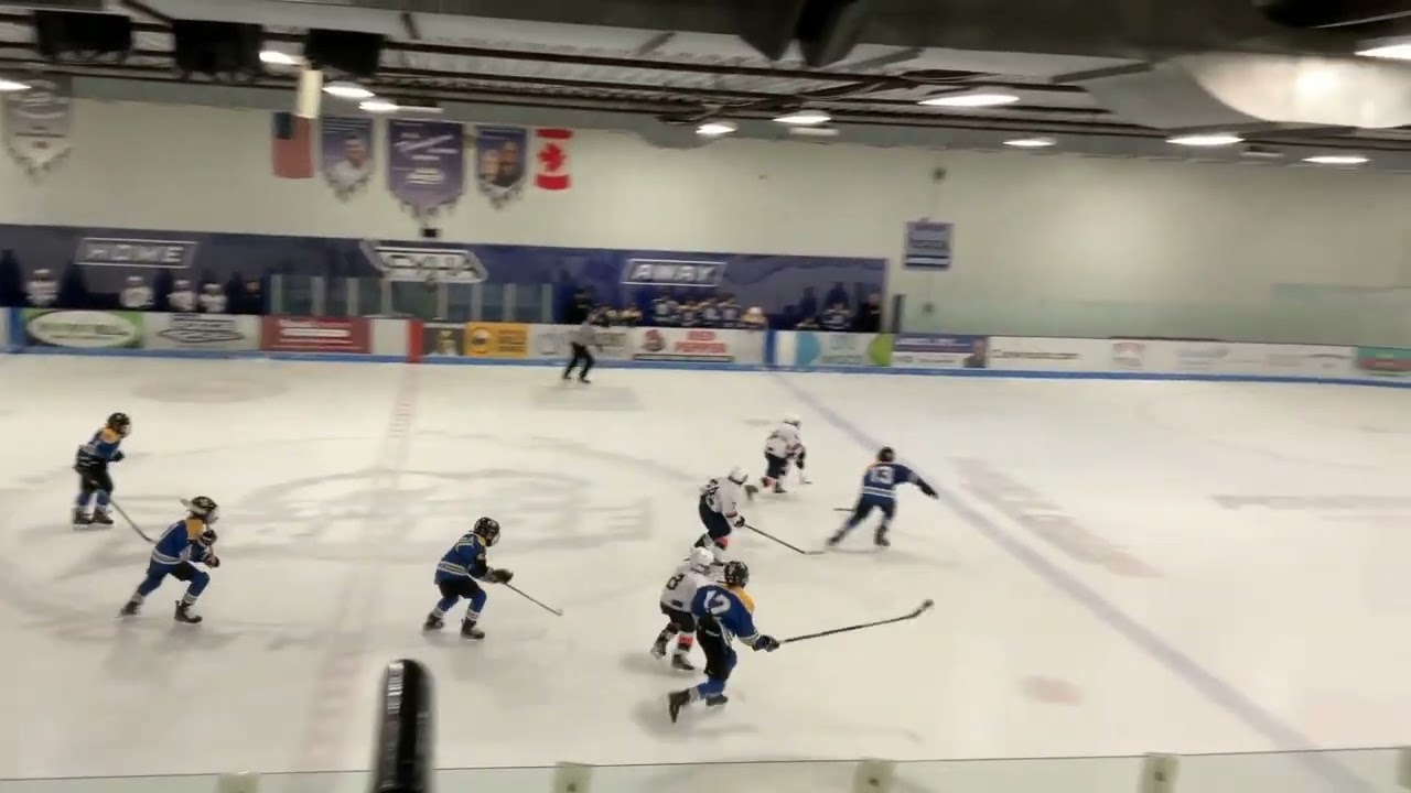 Game 11: 10-1 Sioux Falls: Jaxsen uncounted goal passes from Bentley Lionel