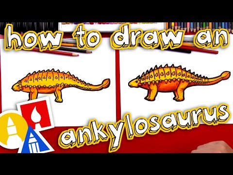 How To Draw An Ankylosaurus - YouTube