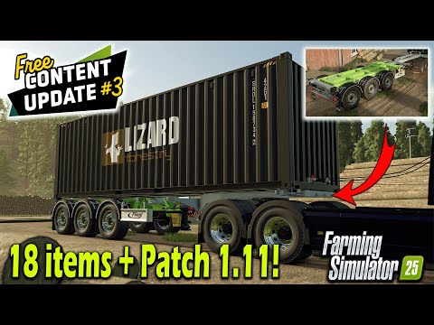 SOMETHING HAS BROKEN THE GAME?!!! ‘NEW’ FREE CONTENT #3 (PATCH 1.11)!! Farming Simulator 25