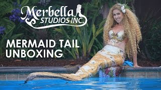 Merbella Studios Mermaid Tail Unboxing  Indigo Chi