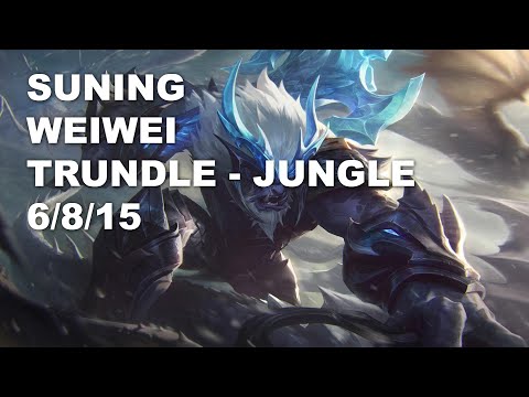 Suning Weiwei Jungle Trundle vs Jarvan IV - KR Challenger Patch 10.9