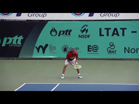 BS 2nd Round LTAT - ITF JUNIORS J30 Teetawat Tavachphongsri (THA-16) VS Cheng-HanZhou (TPE-Q)