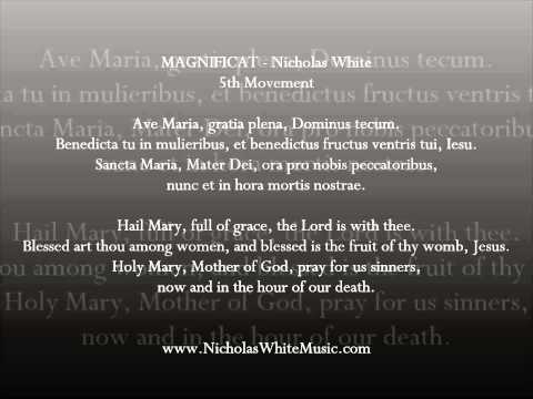 Magnificat 5th Movement (Ave Maria) - NICHOLAS WHITE