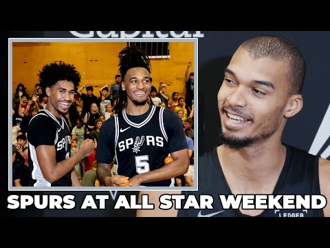Victor Wembanyama on Spurs Being Represented at 2026 All-Star Weekend
