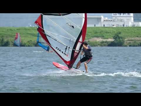 Windsurfing slalom 2019/08/25 高梁川