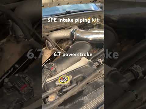 SPE intake piping kit #powerstroke #automobile #powerstrokediesel