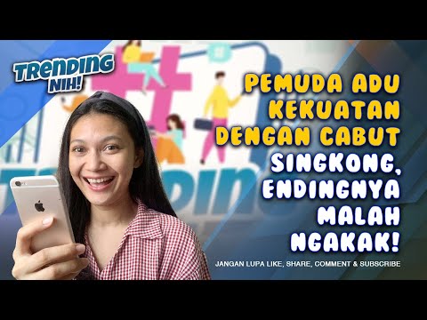 Trending Nih! Pemuda Adu Kekuatan dengan Cabut Singkong, Endingnya Malah Ngakak