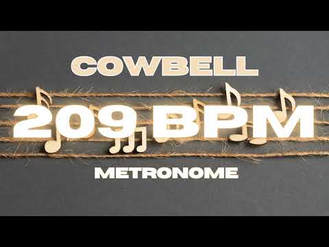 209 BPM - Cowbell Metronome