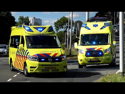 [Luchthoorn] Ambulances met spoed in Leeuwarden