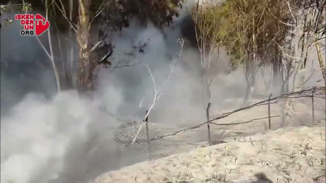 Erzin Yukarıburnaz’daki Yangın Söndürüldü!