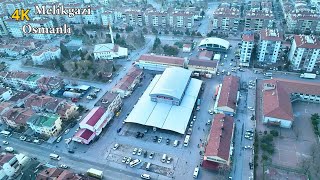 kayseri melikgazi osmanlı mahallesi Turu/ Havadan [4K] Drone Çekimi #cudi_vlogs 