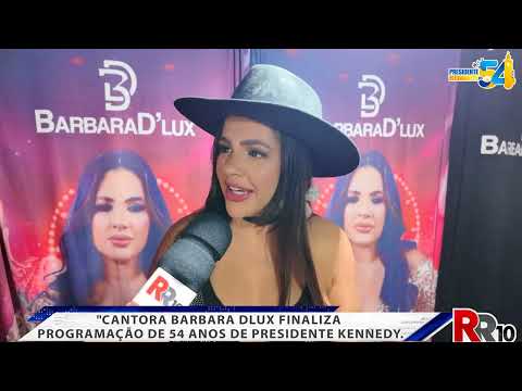 SHOW BARBARA DLUX FESTA DE 54 ANOS DE PRESIDENTE KENNEDY DO TOCANTINS - 07/12/2025