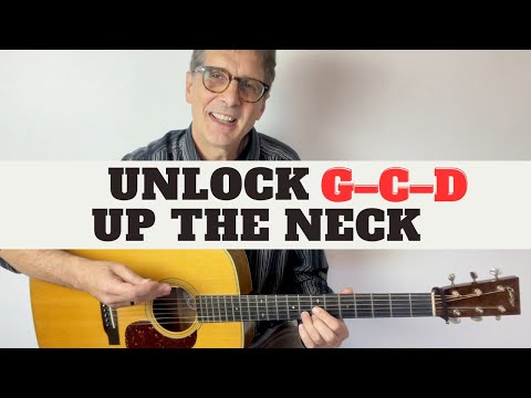 Play G–C–D Everywhere on the Neck (Easy Crosspicking Exercise for Acoustic Guitar)