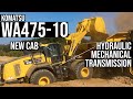 New Komatsu WA475 10 Wheel Loader Has Hydraulic Mechanical Transmission Redesigned Cab