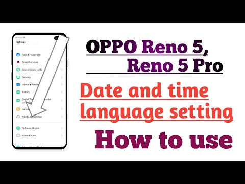 OPPO Reno 5, OPPO Reno 5 Pro ! Date and time and language setting How to setup