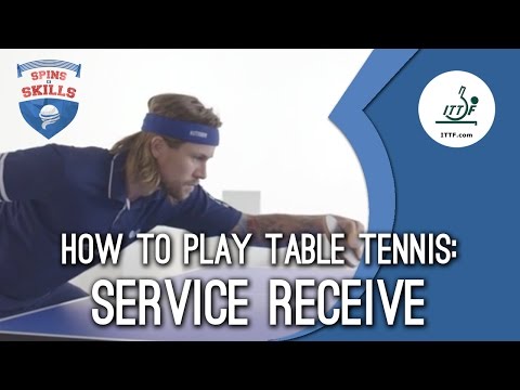 How to play table tennis - Service Receive thumbnail