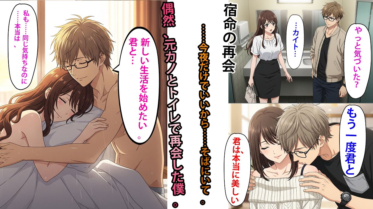 【漫画】最悪の再会は、最悪のトイレだった。元カノに黙って離れた僕   何年かぶりにホテルで再会したら「もう…どこにも行かないで」彼女が弱っていた理由とは…？