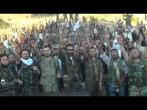 أداء القسم لكتيبة جند سيدنا محمد في سلقين