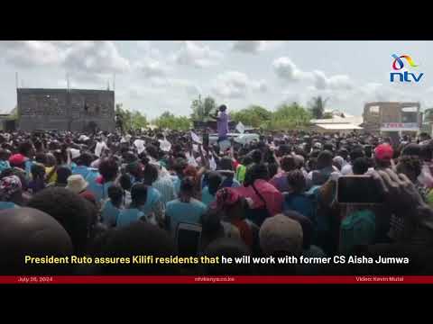 Ruto: I will not leave Jumwa behind