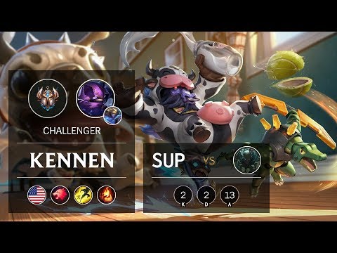 Kennen Support vs Pyke - NA Challenger Patch 9.14
