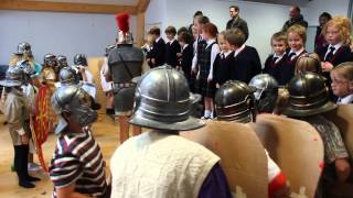 preview picture of video 'Roman Battle at Shebbear College Junior School'