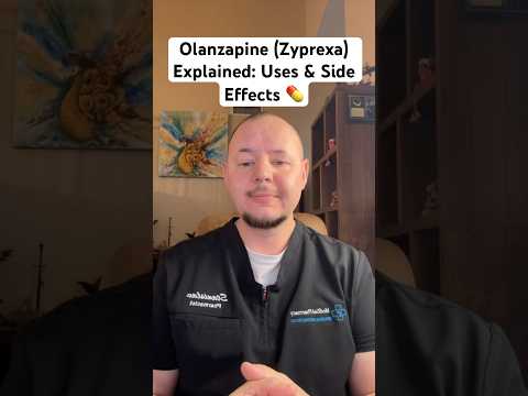 Olanzapine (Zyprexa) explained in 3 minutes: benefits, side effects & serious risks 💊#zylrexa