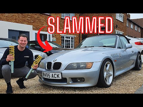 I INSTALLED COILOVERS TO MY BMW Z3 - HOW LOW CAN SHE GO