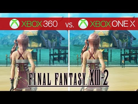 Final Fantasy XIII-2 Comparison - Xbox 360 vs. Xbox One X