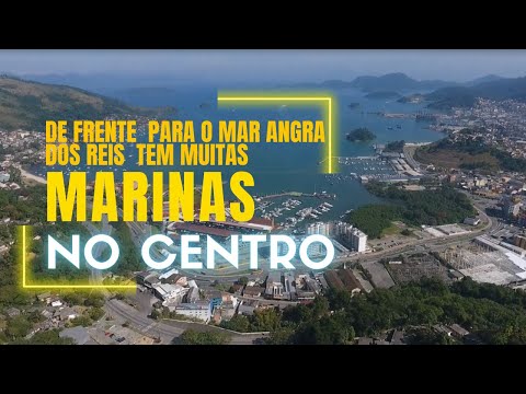 Cidade de frente para o mar tem muitas Marinas no Centro- # 416- Angra dos Reis (RJ)
