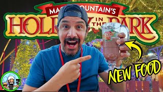 BEST NEW FOODS at Holiday in the Park 2025 | WHAT to EAT at Six Flags Magic Mountain