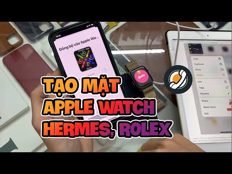 HƯỚNG DẪN TẠO MẶT APPLE WATCH HERMES, ROLEX, CASIO, FRANKC MULLER....