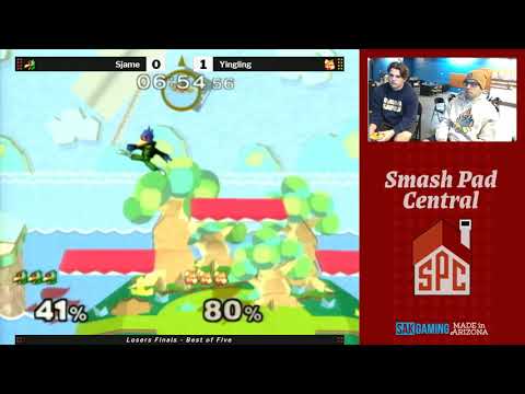 SPC 184 SSBM Losers Finals - Yingling (Falco/Fox) vs Ray (Red Falco)