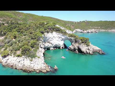 Gargano national park Puglia (Apulia) Italy - June 2021 (4K MavicPro 2 Drone)