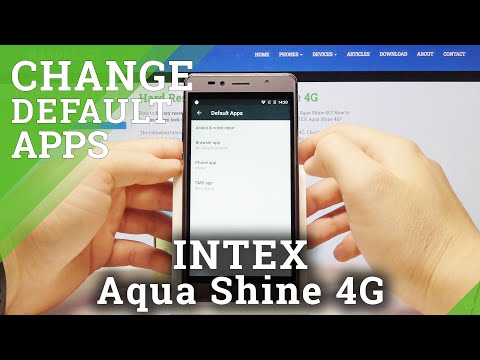 How to Manage Default App Settings in INTEX Aqua Shine 4G - Change Default App