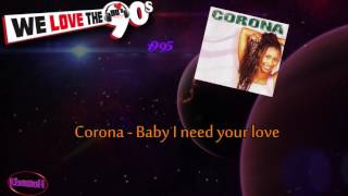 Corona   Baby I need your love   1995