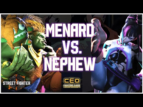 SF6➣ MENARD VS NEPHEW - BLANKA VS JURI - CEO 2023 - 【Street Fighter 6】