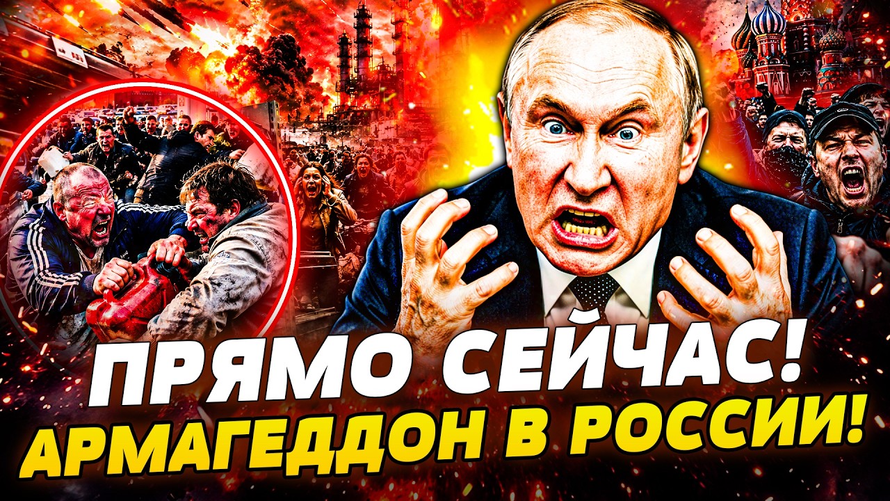 🔥В ЭТИ СЕКУНДЫ! ДИКАЯ КАТАСТРОФА в РФ: ГОРОДА РАЗОРВАЛО! РУССКИЕ РЕШИЛИСЬ: Ш?