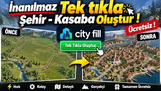 İnanılmaz Tek tıkla Şehir - Kasaba Oluştur ! Ücretsiz !