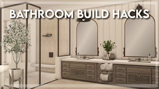 6 Bathroom Build Hacks for Bloxburg!