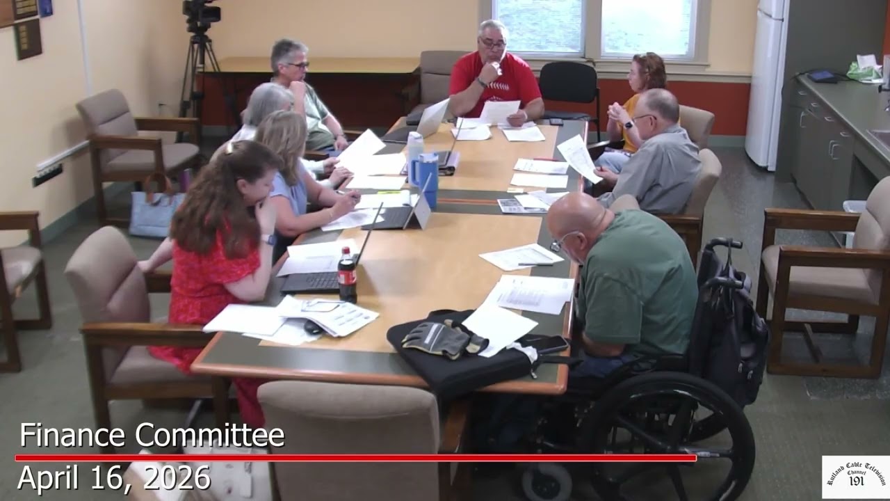 From the Finance Committee