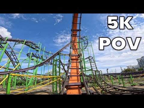 Front row point of view footage of Looping Star