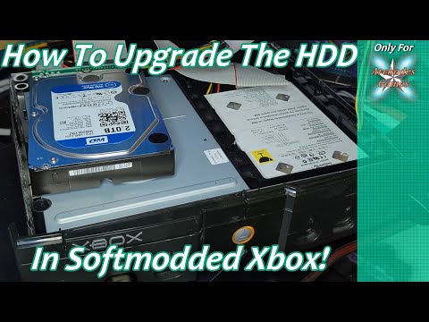 How To Upgrade The HDD (Hard Drive) In A Softmodded Xbox!
