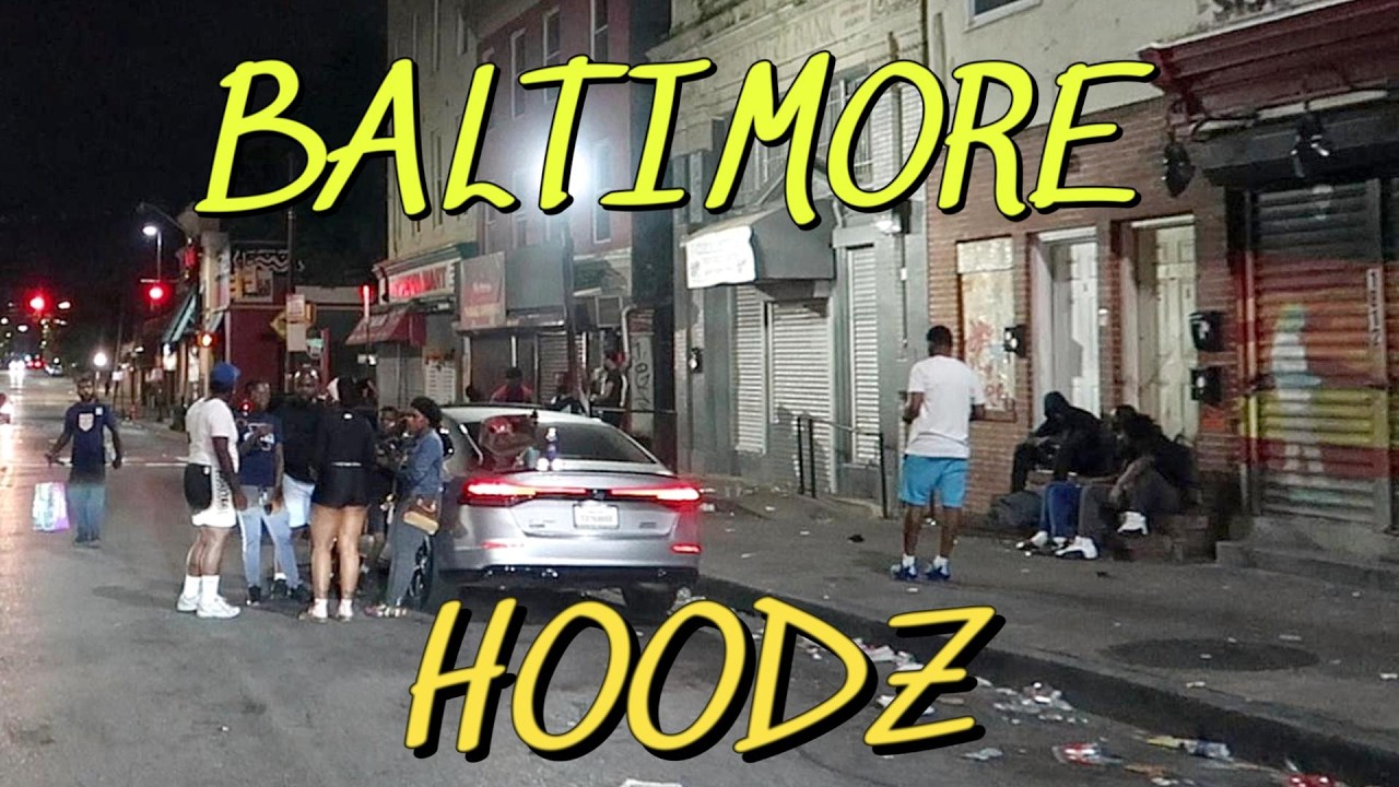 EXPLORING BALTIMORE'S RAW STREETS AT NIGHT / WALKING AND DRIVING