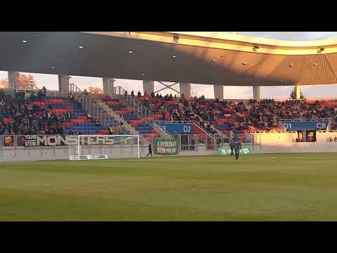 Szpari - Fradi: alakul a hangulat a stadionban